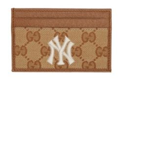 Gucci NY Yankees GG Patch Card Holder
